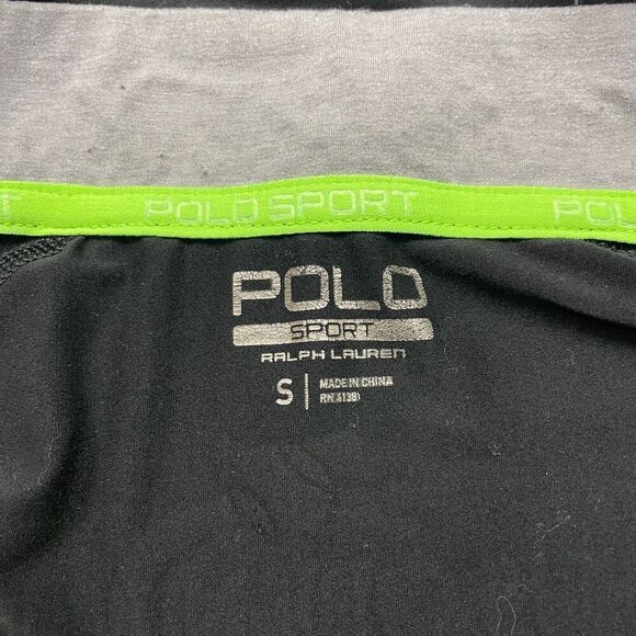 Polo Sport Shirt Mens Small Black 2016 US Open Performance Tennis Pullover - Picture 3 of 10